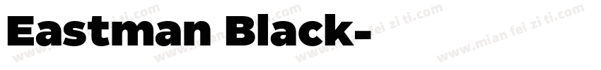 Eastman Black字体转换